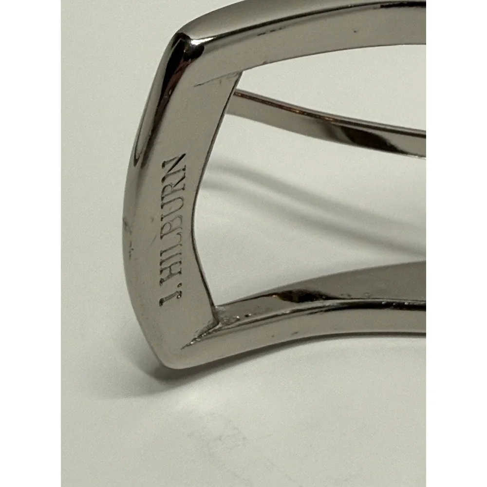 J. HILBURN MEN'S ITALIAN CALFSKIN LEATHER DRESS BELT 36 HANDCRAFTED IN USA